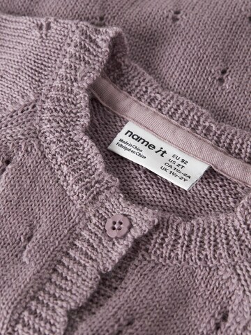NAME IT Strickjacke in Lila