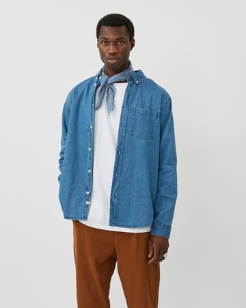 minimum Regular fit Button Up Shirt 'TATTO 9575' in Blue: front