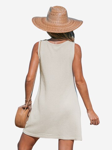Cupshe Beach Dress in Beige