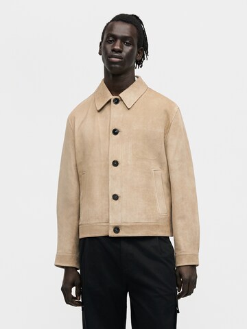 HUGOPrijelazna jakna 'Ligor' - bež boja: prednji dio