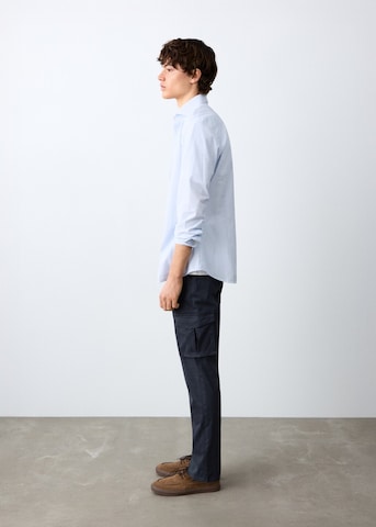 MANGO TEEN Regular Pants in Blue