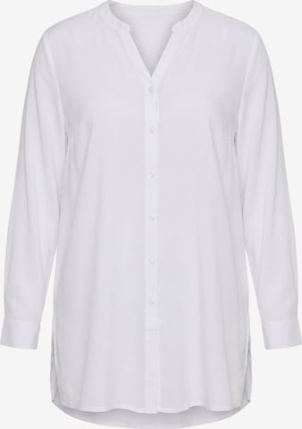 MIAMODA Blouse in White: front