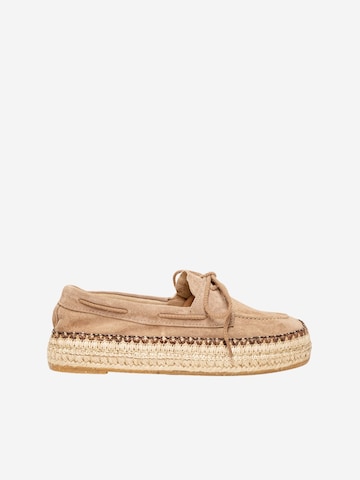Alhamas Espadrilles 'Alpargata Plana' in Beige: front