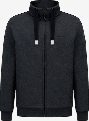 Giacca di felpa 'Jettry' di Ragwear in grigio: frontale