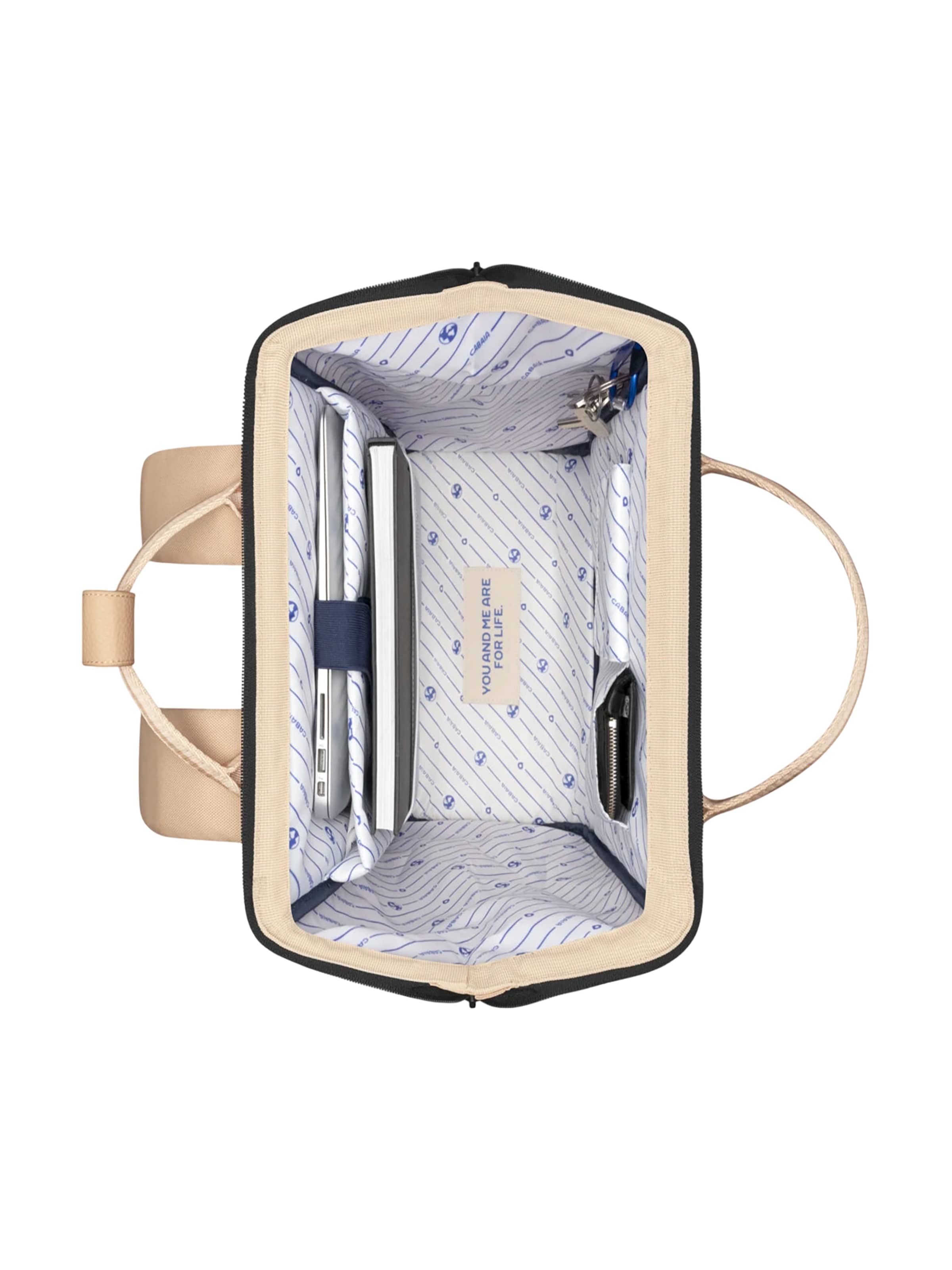 Cabaia Rucksack 'Lobito L' in Beige