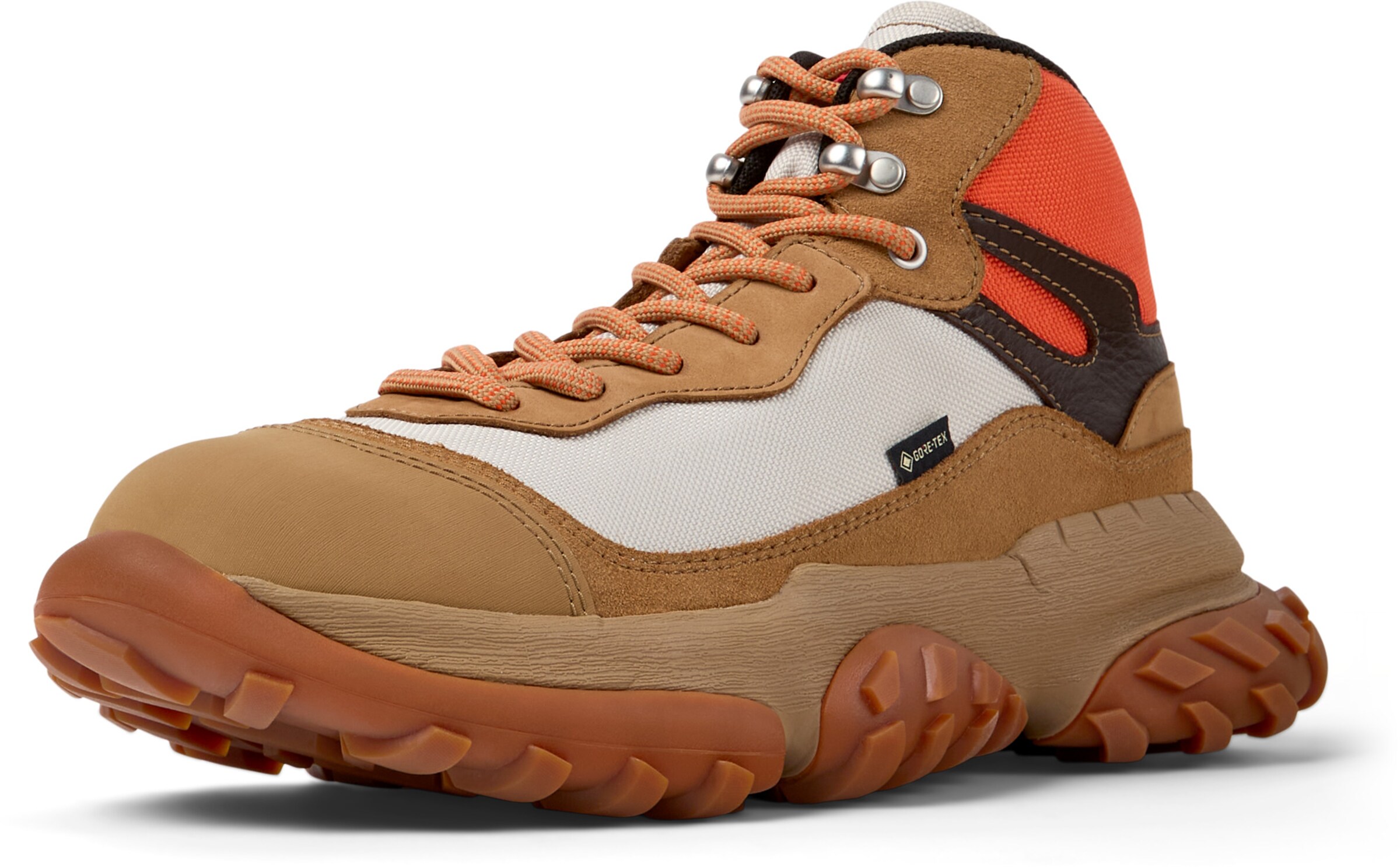 Bottines à lacets 'Karst Trek' CAMPER en beige : devant