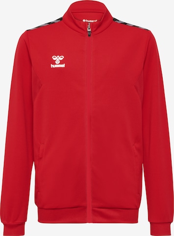 Hummel Sportsweatjacke 'Authentic' in Rot: predná strana