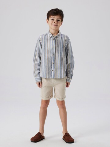 Regular Pantalon 'NKMFalinnen' NAME IT en beige