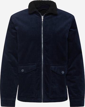 !Solid Between-Season Jacket 'Vane' in Blue: front