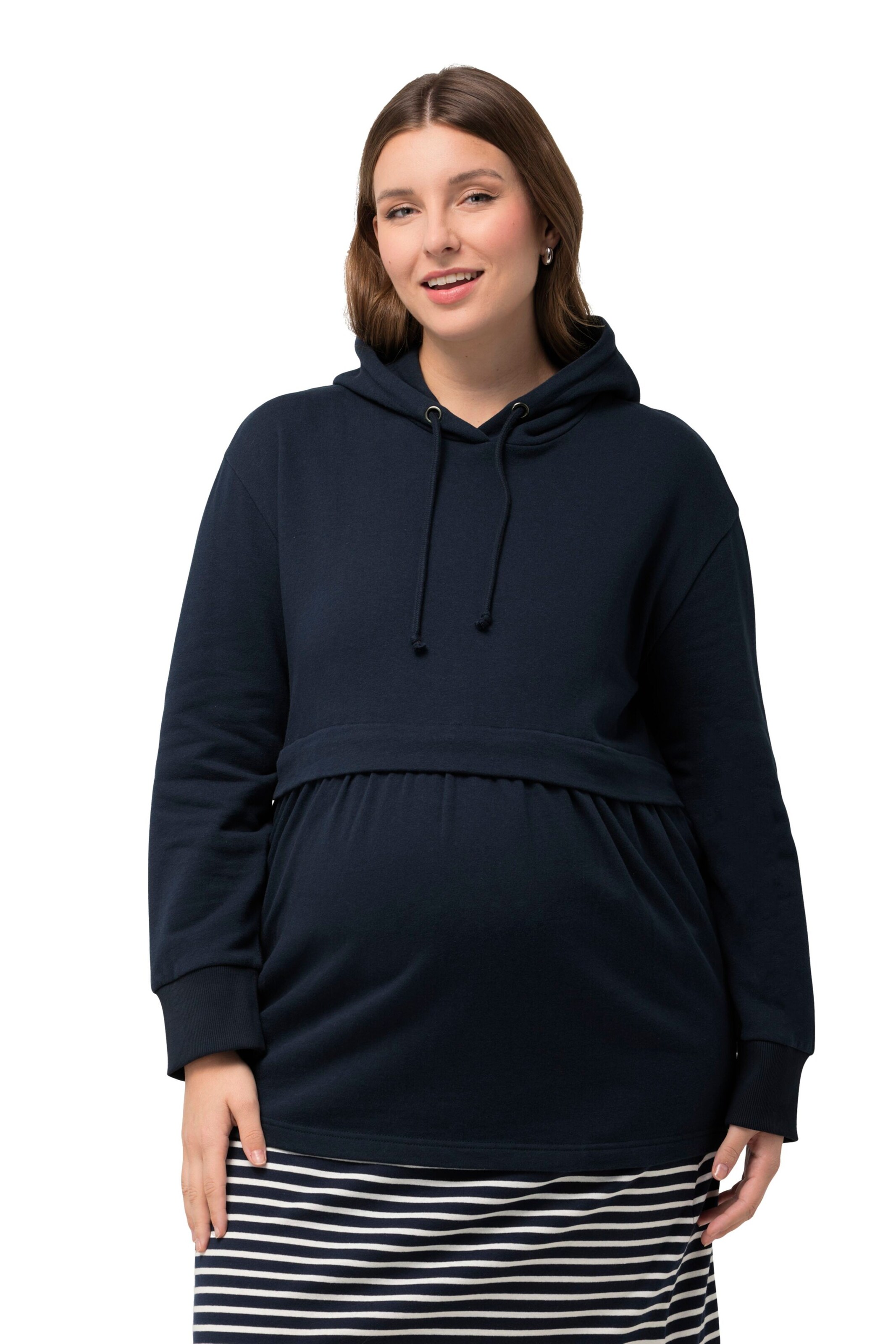 Ulla Popken Sweatshirt in Blau: Vorderseite