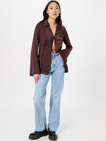 WEEKDAY Blouse 'Willow' in Brown