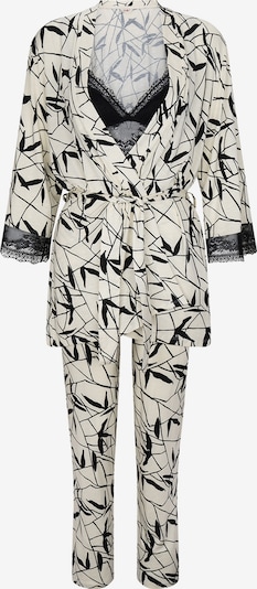 Goldenbay Pyjama in S in schwarz / offwhite, Produktansicht