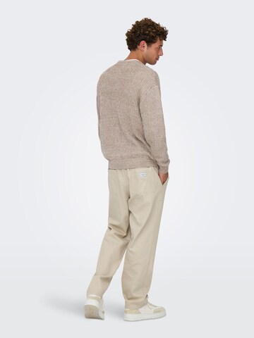 Only & Sons Trui 'ONSJoe' in Beige