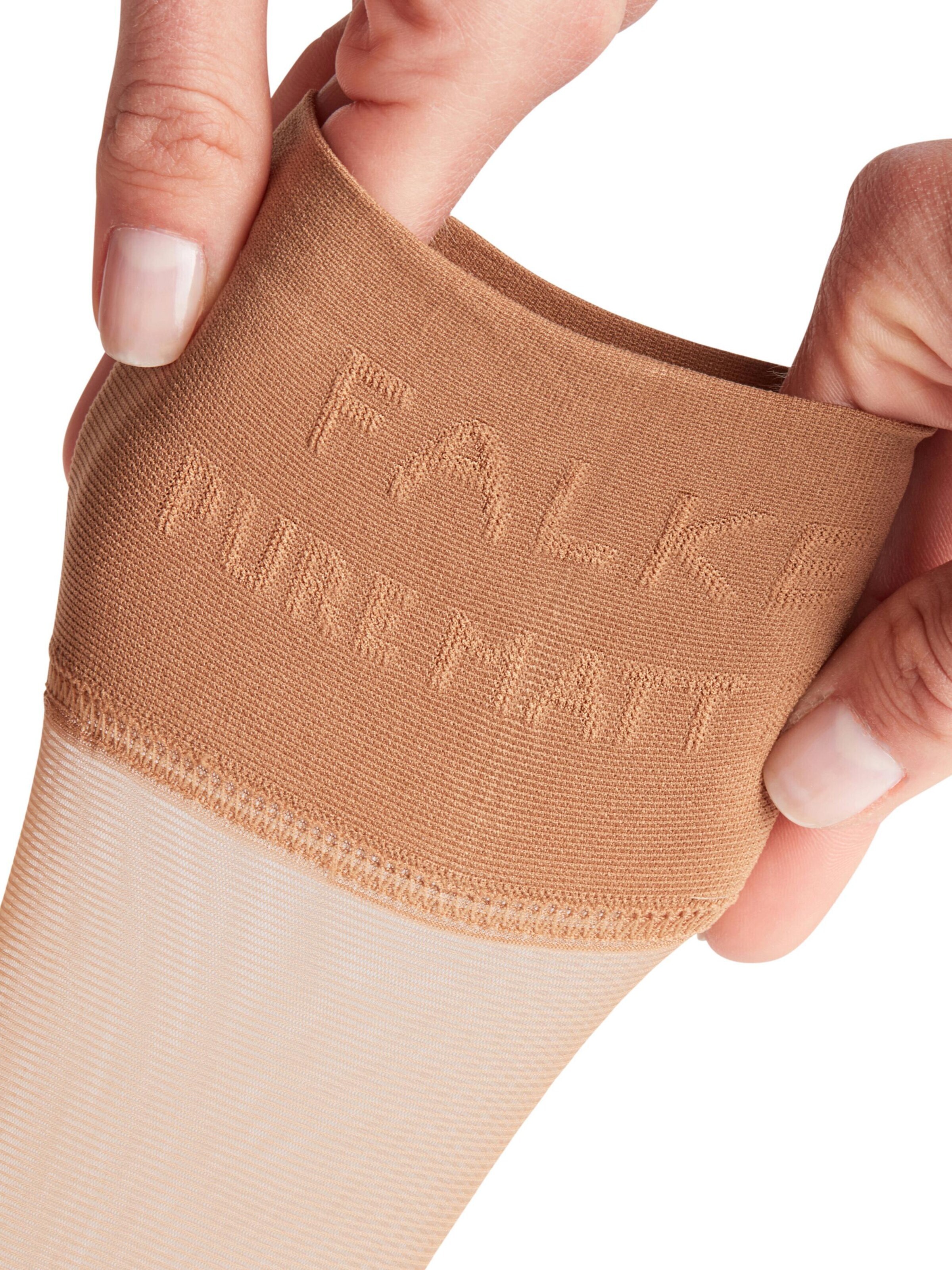FALKE Knee High Socks 'Pure Matt' in Yellow