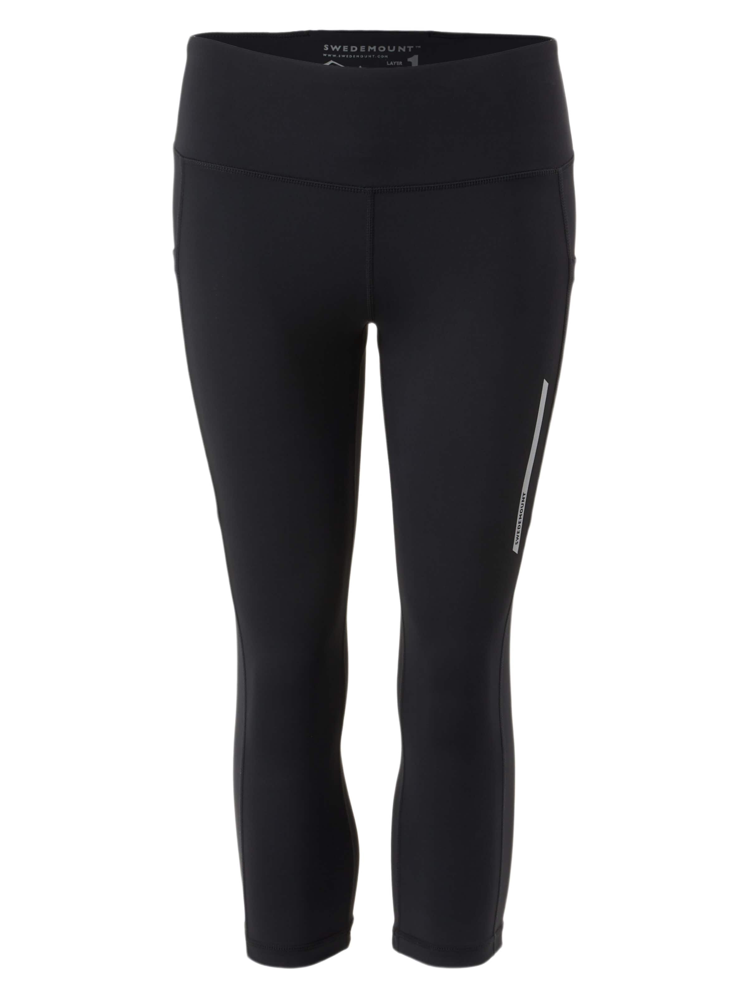 SWEDEMOUNT Skinny Sporthose 'Core'‌‌‌‌‌‌‌‌‌‌ in Schwarz: Vorderseite