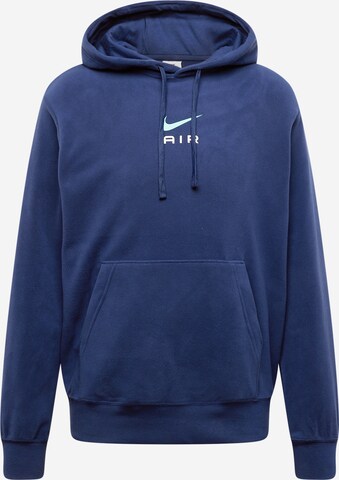 Nike Sportswear Sweatshirt 'AIR' in Blau: predná strana