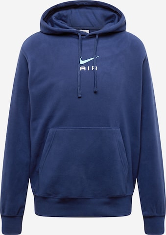 Sweat-shirt 'AIR' Nike Sportswear en bleu : devant