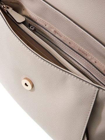 GUESS Handtasche 'Devon Top Handle Flap'‌‌‌ in Grau