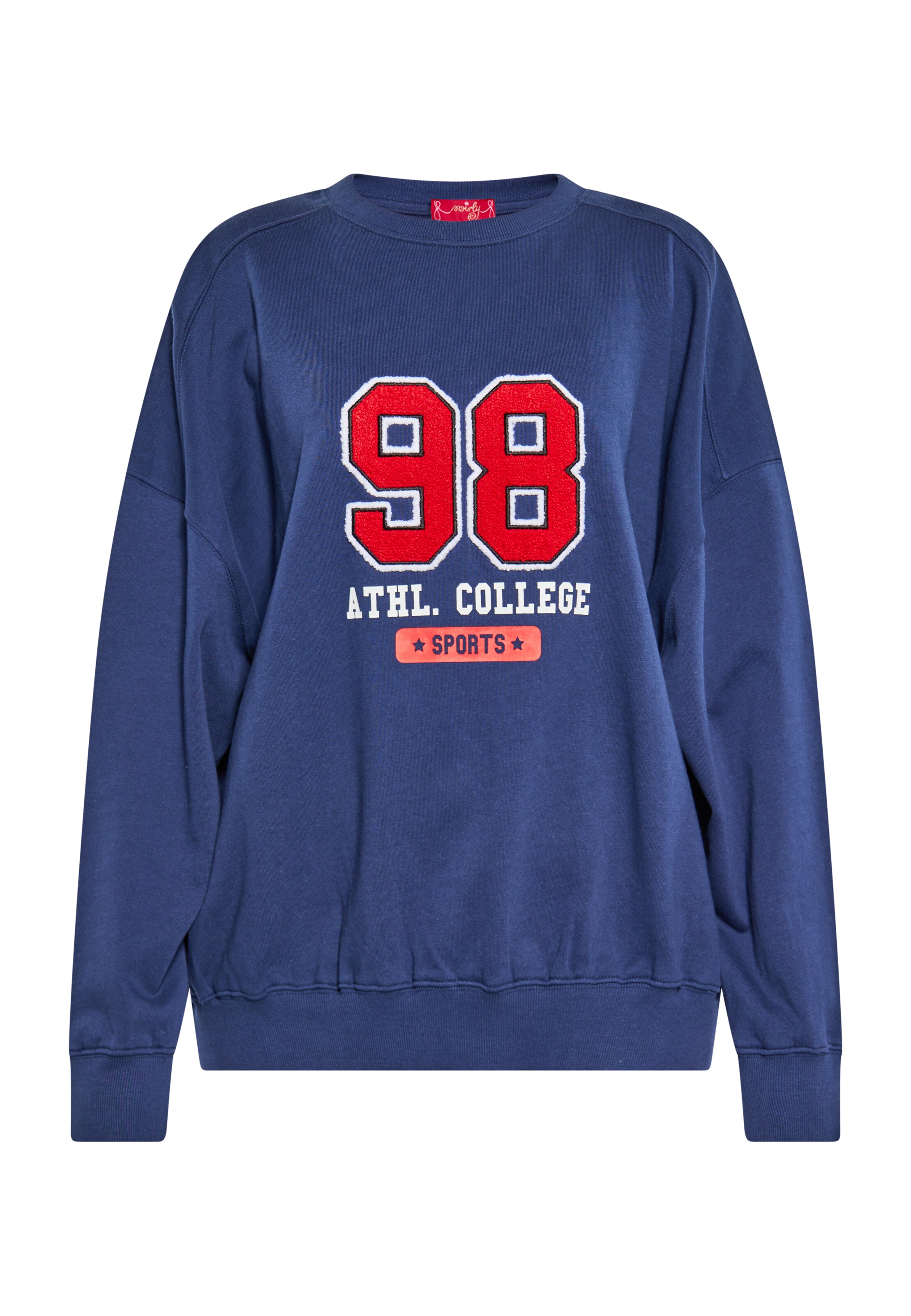 swirly Свитшот в Синий: спереди