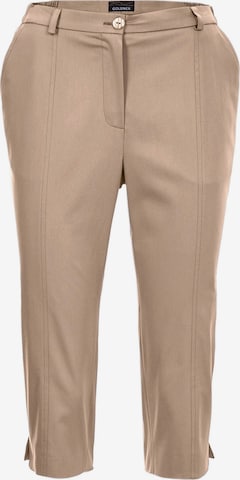 Regular Pantalon Goldner en beige : devant