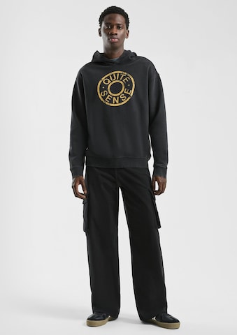 QS Sweatshirt in Zwart