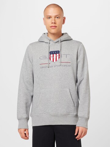 Sweat-shirt GANT en gris : devant