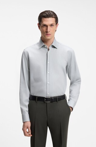 BOSS Regular Fit Hemd 'Joe' in Grau: Vorderseite