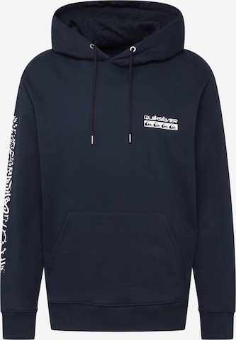 QUIKSILVER Sweatshirt in Zwart: voorkant