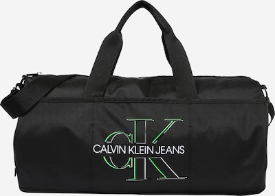 Calvin Klein Jeans Reistas 'BARREL GLOW' in de kleur Groen / Zwart / Wit, Productweergave