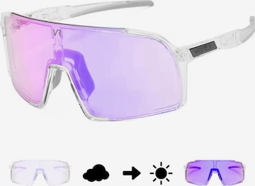 VEYREY Sports sunglasses 'Aeroblade' in Purple: front