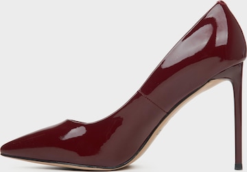 Estro Pumps '9297-1' i röd: framsida