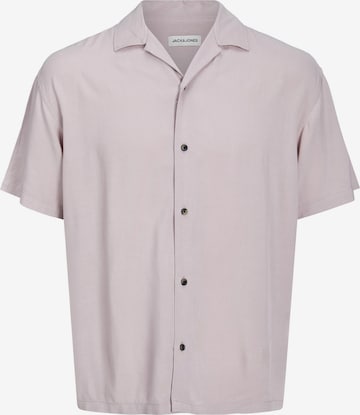 JACK & JONES Comfort fit Button Up Shirt 'Jeff' in Purple: front