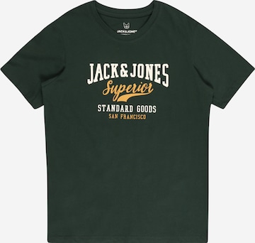 Jack & Jones Junior Tričko – zelená: přední strana