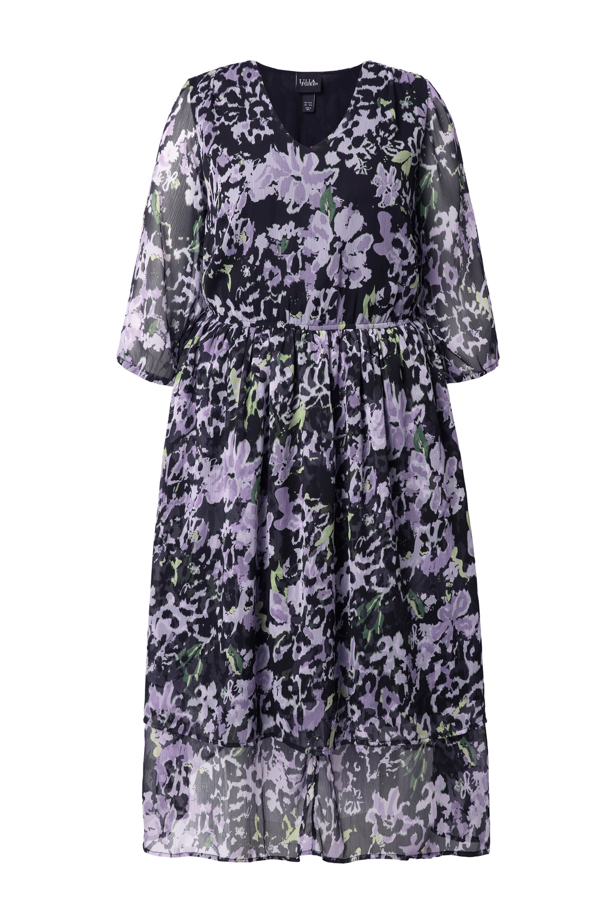 Ulla Popken Mekko värissä lila: etupuoli