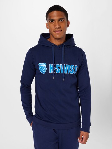 K-Swiss Performance Sports sweatshirt in Navy, Light Blue | ABOUT YOU