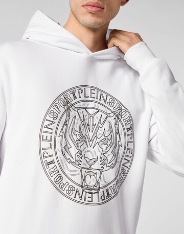 Felpa 'Tiger' di Plein Sport in bianco