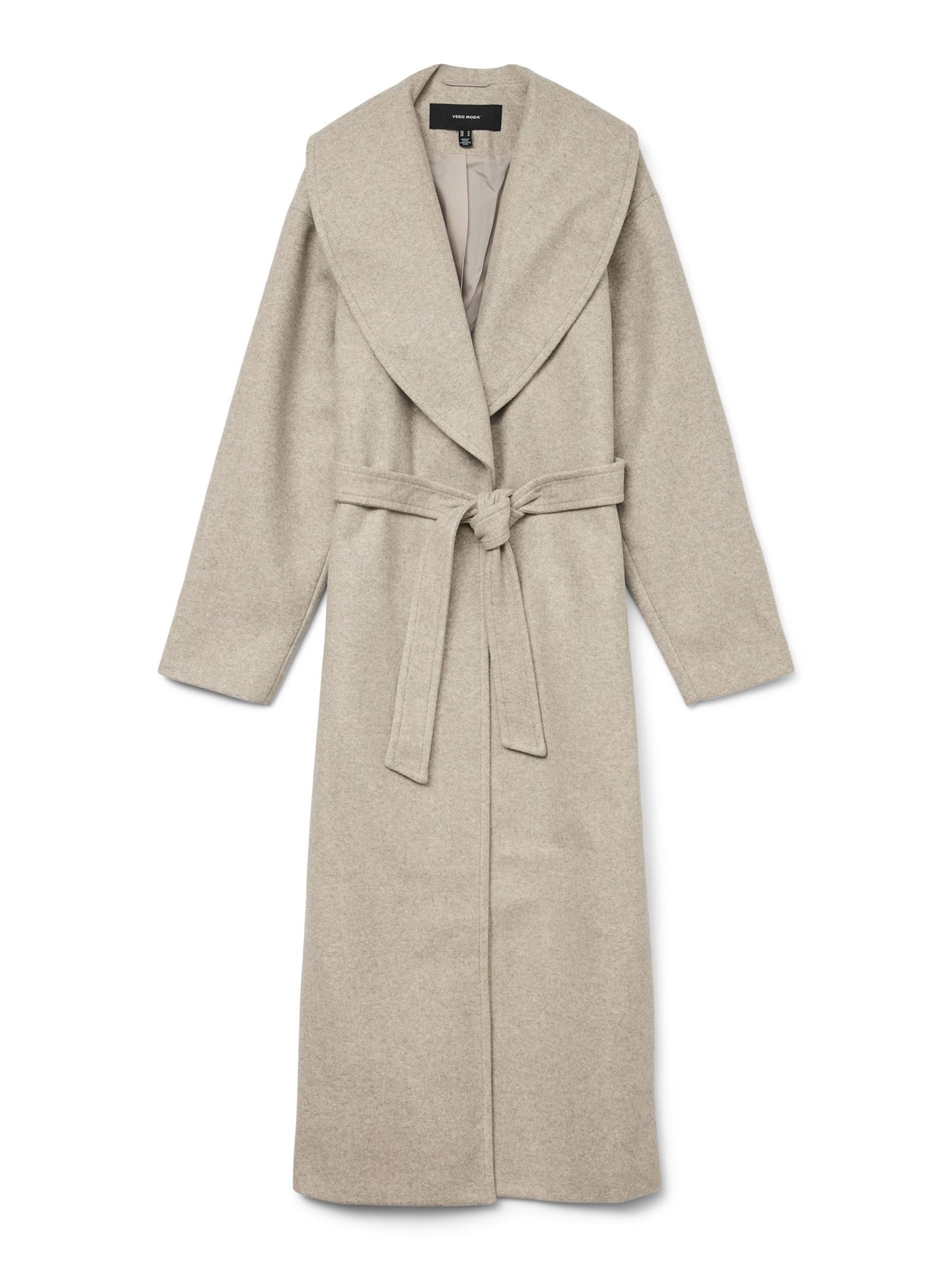 VERO MODA Tussenmantel 'VMANNE' in Beige: voorkant