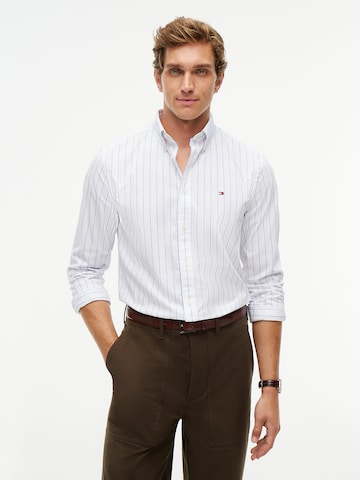 TOMMY HILFIGER Regular Fit Hemd 'Flex' in Weiß: Vorderseite