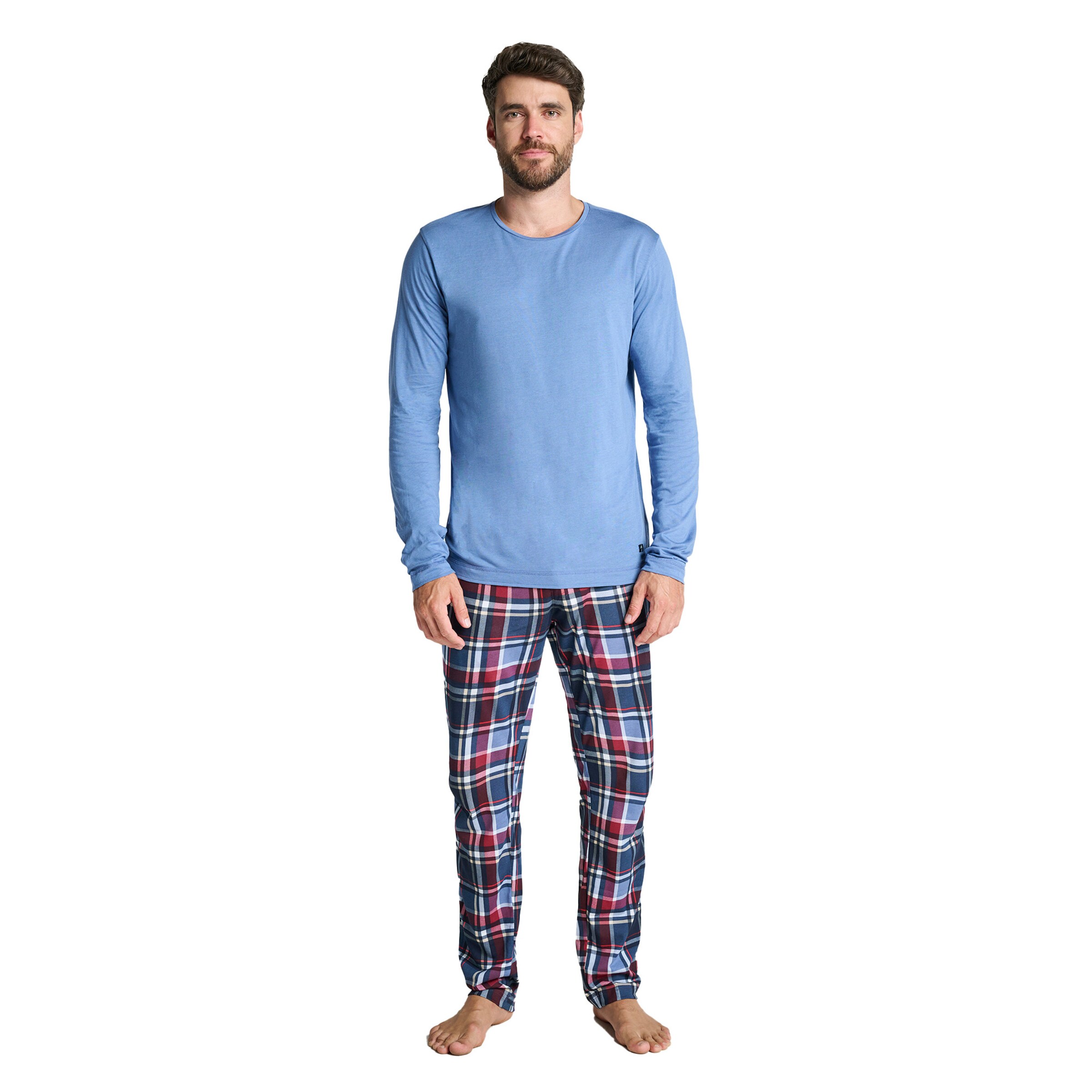 JOCKEY Pyjama in Blau: Vorderseite