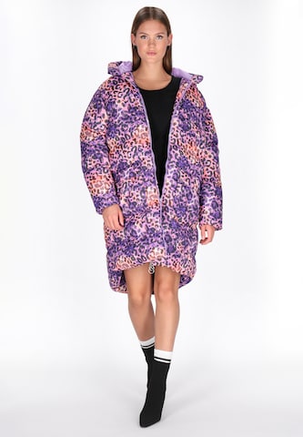 Manteau mi-saison myMo at night en rose
