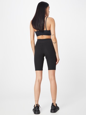 ADIDAS SPORTSWEAR Skinny Workout Pants 'Rib Biker' in Black