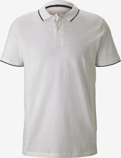 TOM TAILOR Poloshirt in navy / weiß, Produktansicht