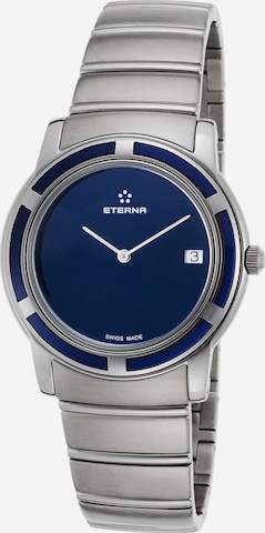 ETERNA Analoguhr in Silber: Vorderseite