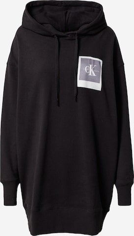 Calvin Klein Jeans Sweatshirt in Zwart: voorkant