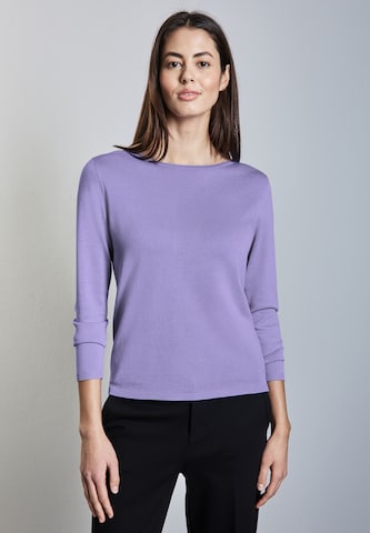 STREET ONE Strickpullover in Lila: Vorderseite