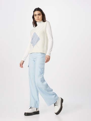 Tally Weijl Wide leg Cargo Pants in Blue