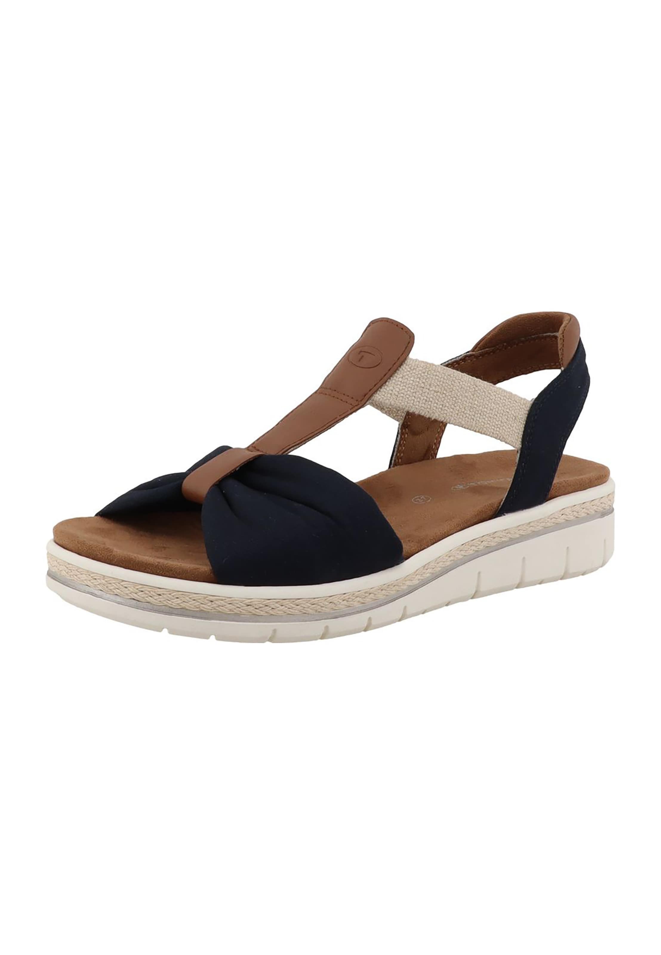 TOM TAILOR - Sandalias en azul: frente