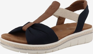 TOM TAILOR - Sandalias en azul: frente