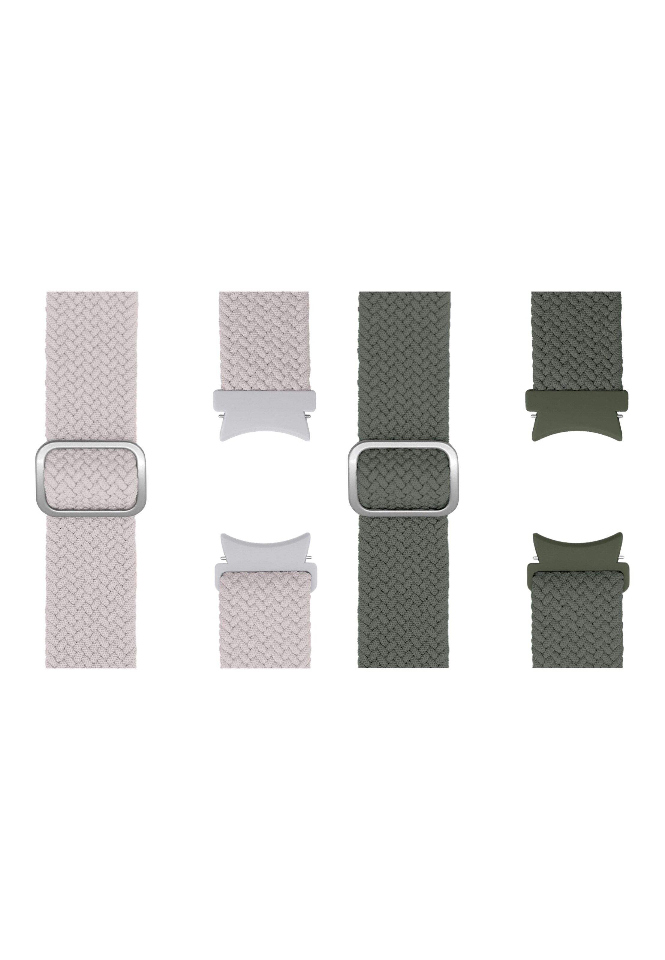 WRISTR Smartwatch-Armband 'Flex Loop' in Grau: Vorderseite