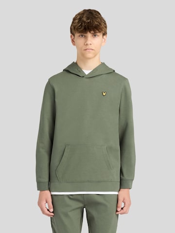 Sweat de sport Lyle & Scott en vert : devant